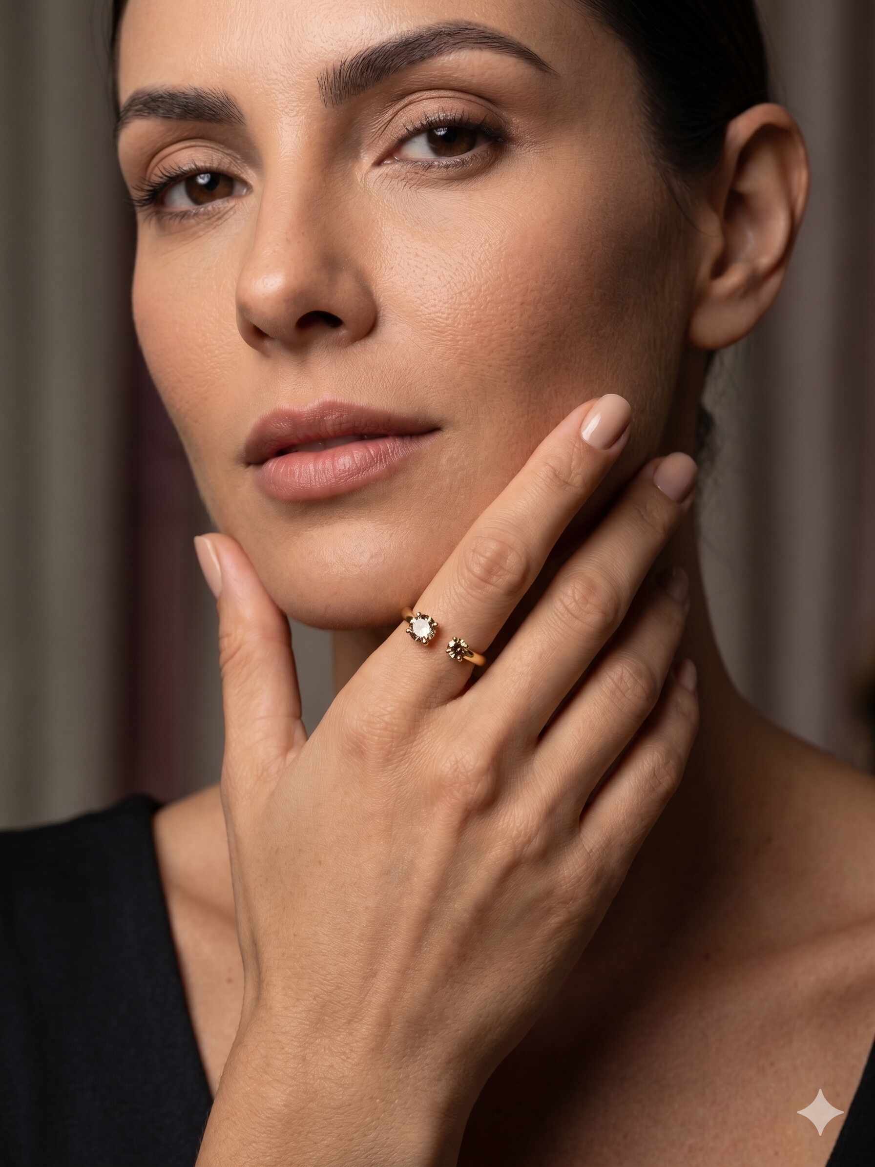 Anel pontos de Zirconia — foto 1