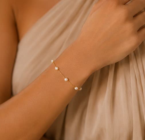 Pulseira Pérolas — foto 1