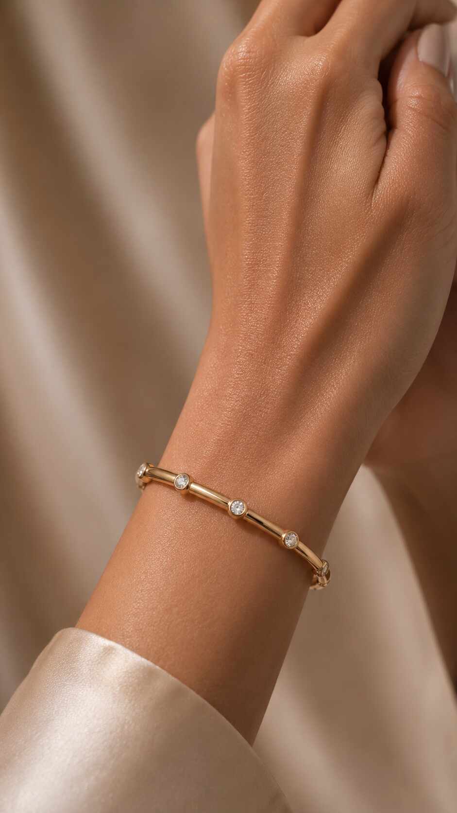Pulseira com strass
