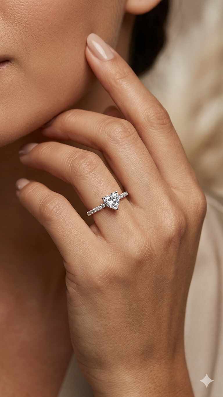 Anel coração Zirconia — foto 1